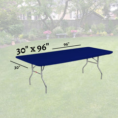 Kwik-Covers full table in use showing neat presentation and easy setup