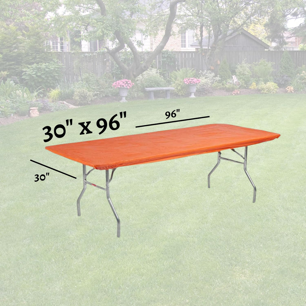 Kwik-Covers full table view outdoor showing fitted cover staying put in breeze