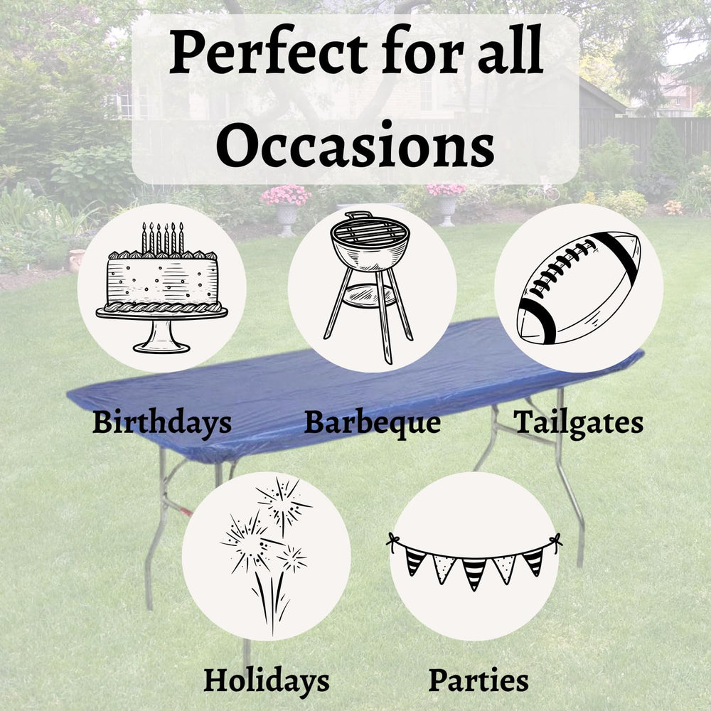 Kwik-Covers royal blue vinyl texture and thickness showing durable surface
