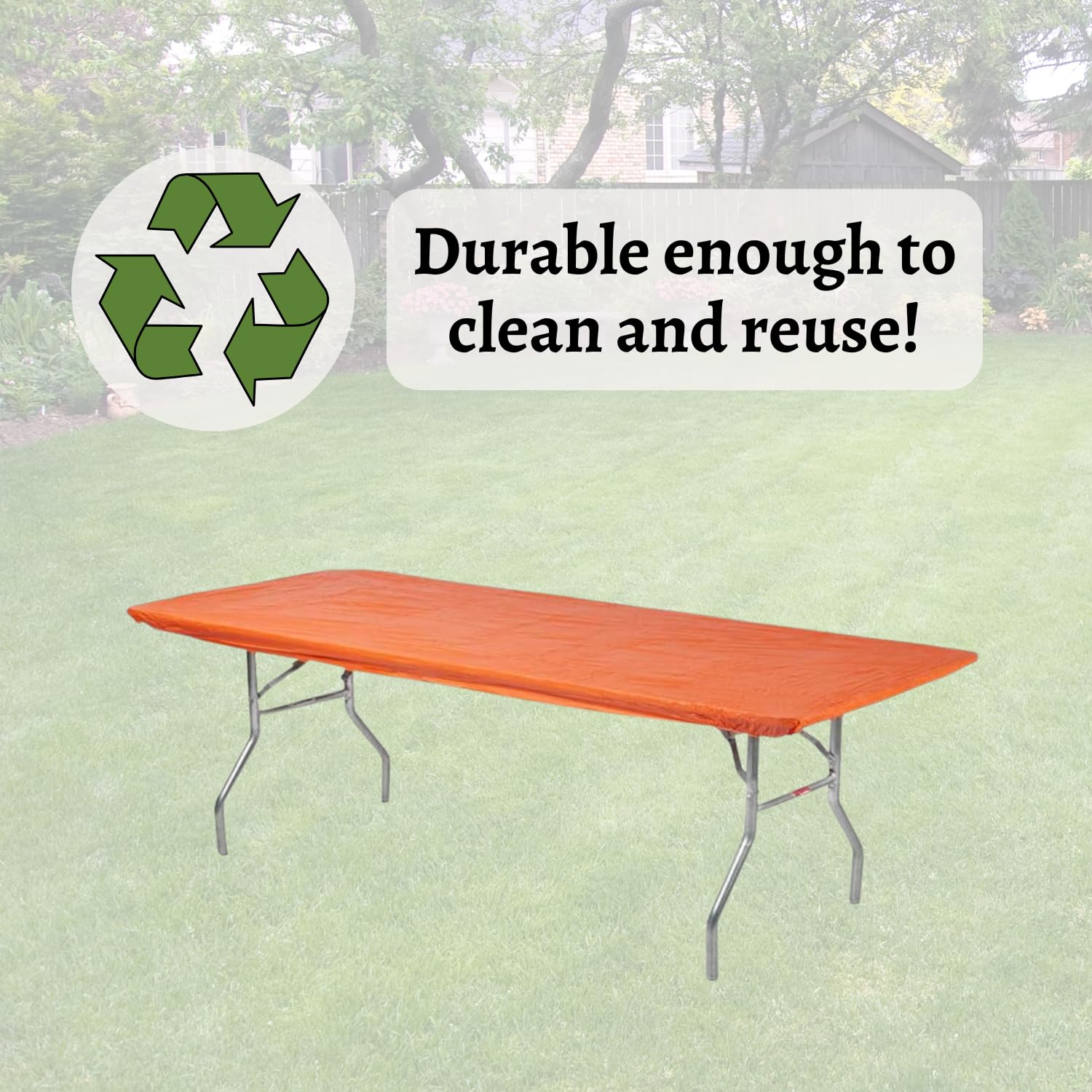 Kwik-Covers scale comparison with chair showing correct 30" x 96" size fit