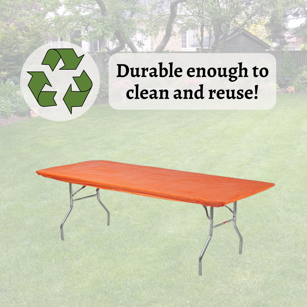 Kwik-Covers scale comparison with chair showing correct 30" x 96" size fit