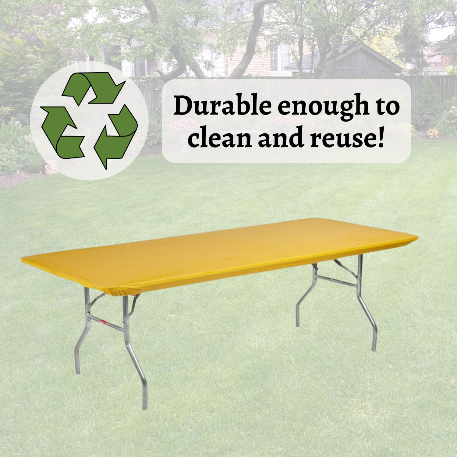 Kwik-Covers vinyl texture close-up, brand resists spills and wipes clean