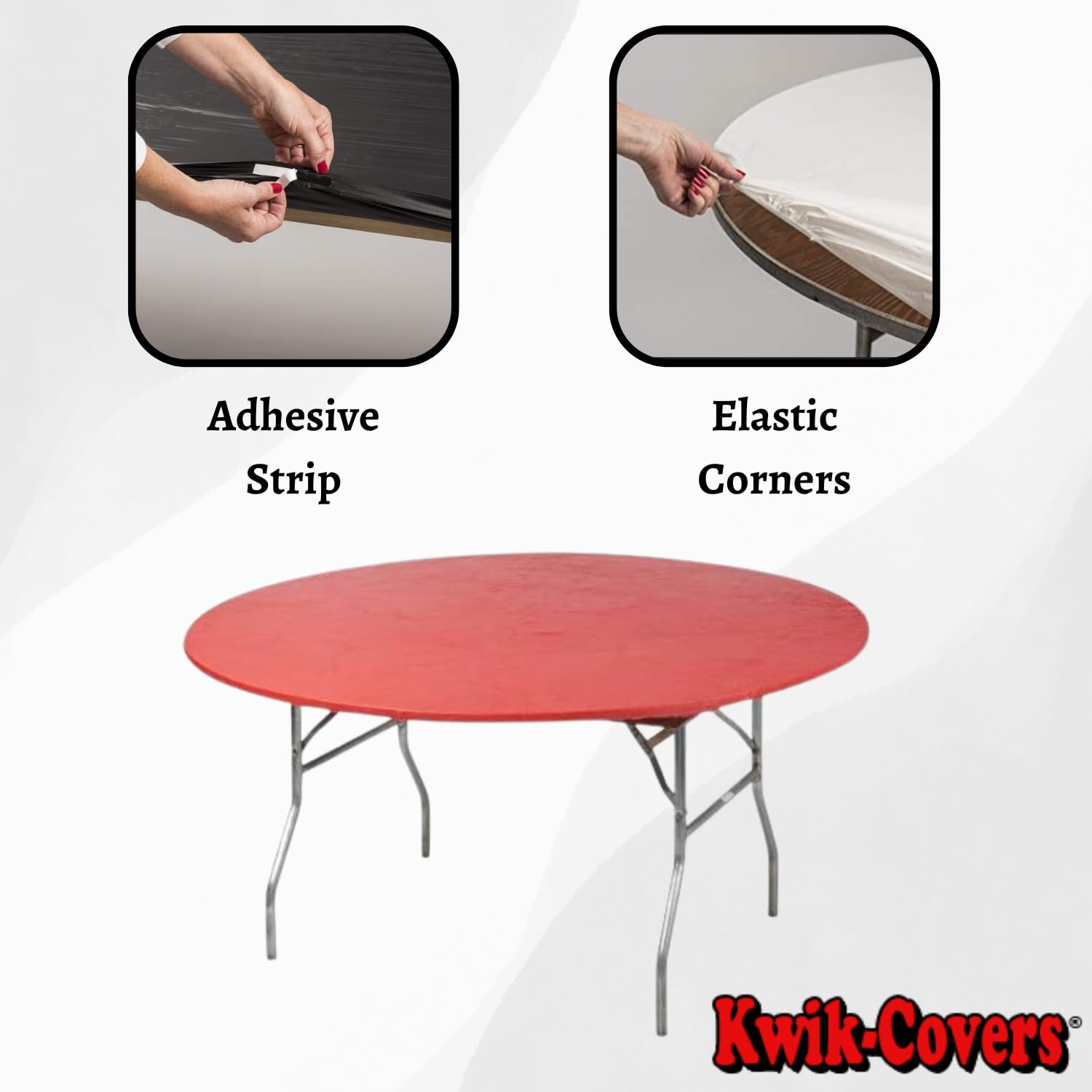 Kwik-Covers vinyl texture detail highlighting durable 3-mil material