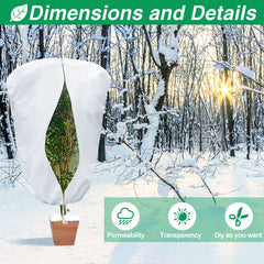 KXCOFTXI covered shrub in garden demonstrating wind and frost protection