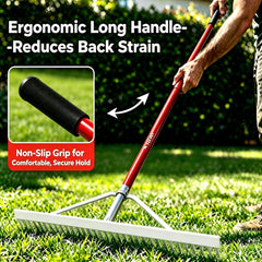 KYLIN handle end detail highlighting 66-inch lightweight handle for reduced fatigue