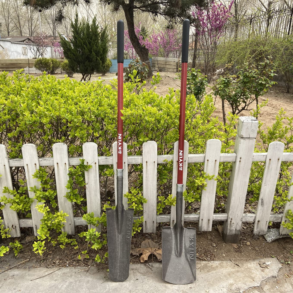KYLIN shovel in use digging a narrow trench demonstrating efficient cutting