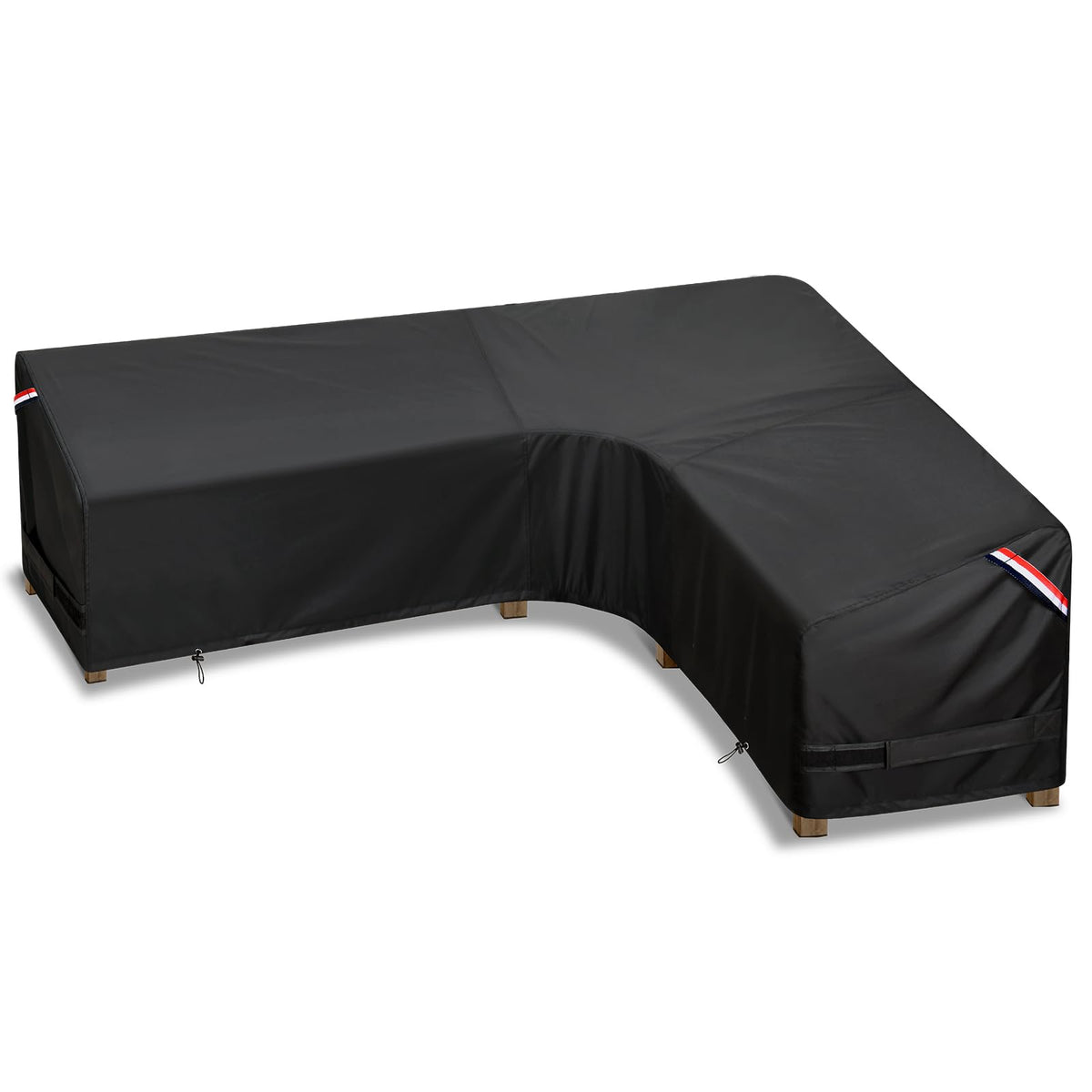 KylinLucky front view of L-shaped cover showing full protection and fit