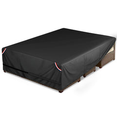 KylinLucky front view showing full 126x63 cover protecting table