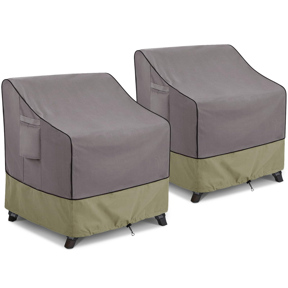KylinLucky vista frontal de la funda protegiendo una silla, aspecto resistente