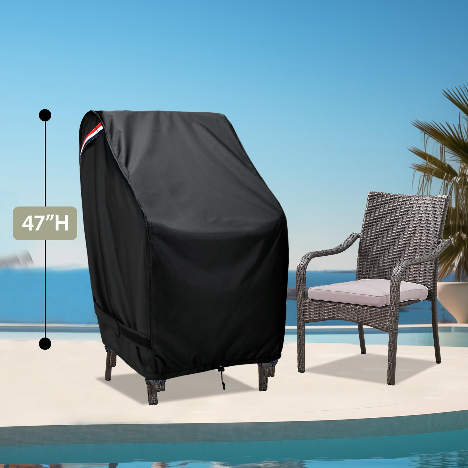 KylinLucky cover on patio scene preserving furniture and curb appeal