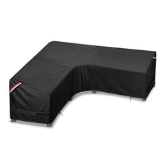 KylinLucky front view of entire 100x100 sectional cover showing full protection