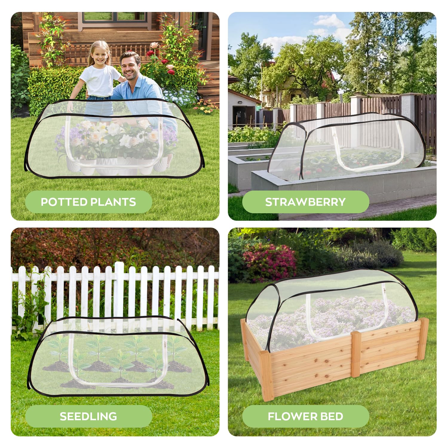 KYRGEU packed inside storage bag for space-saving seasonal storage benefit