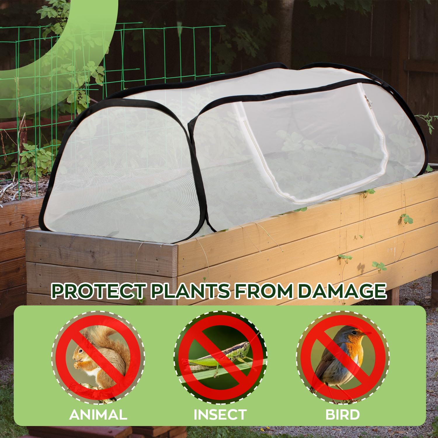 KYRGEU folded cover in hand showing compact size for convenient storage benefit