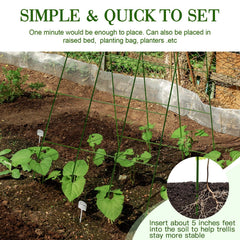 Kyrieval trellis 4-inch grid close-up showing welds and rust-resistant coating