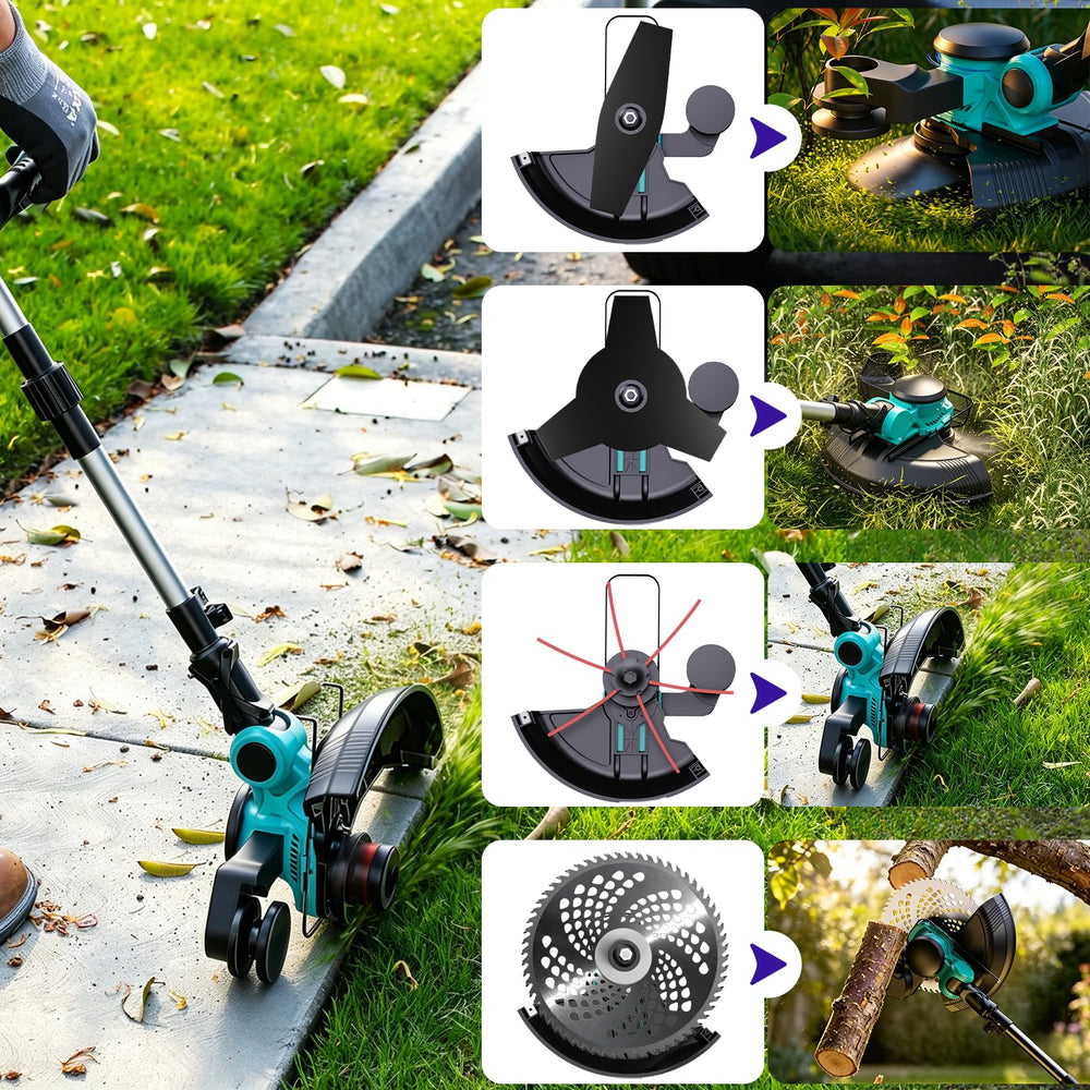 KZBUFCXZ set of four interchangeable cutting heads for versatile tasks