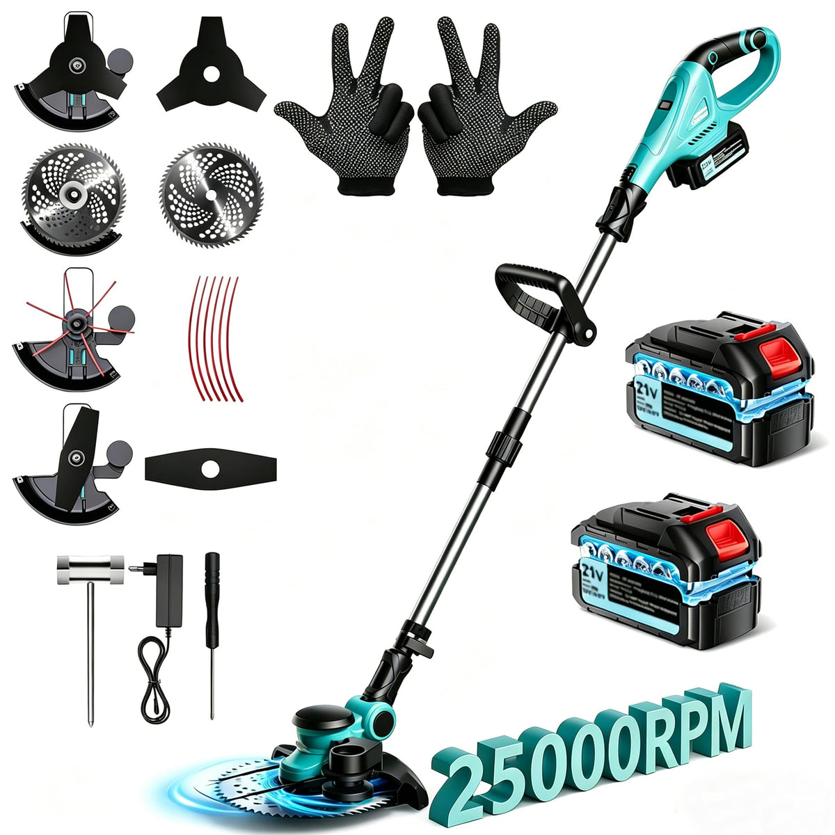 KZBUFCXZ front unit showing blue housing and controls for easy handling