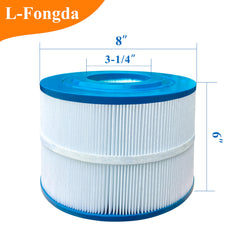 L-Fongda PBF40 side profile displaying dimensions and fit reassurance