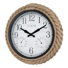 La Crosse Technology Rowan close-up of braided rope frame emphasizing coastal look