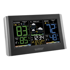 La Crosse Technology outdoor sensor close-up demonstrating wireless transmission and reliable backyard readings