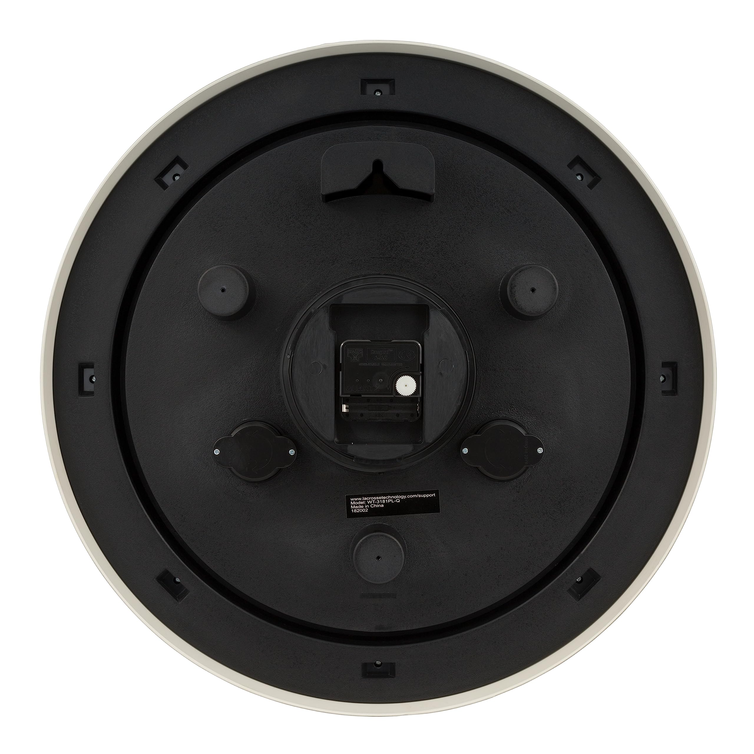La Crosse Technology side profile highlighting shallow 2-1/4 inch depth and durable housing