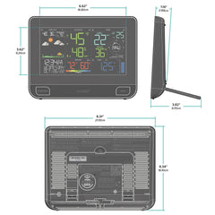 La Crosse Technology temperature and humidity sensor close-up for reliable outdoor readings