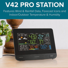 La Crosse Technology wind and rain sensor mounted outdoors providing accurate measurements
