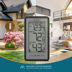 La Crosse outdoor sensor mounted outside providing reliable readings