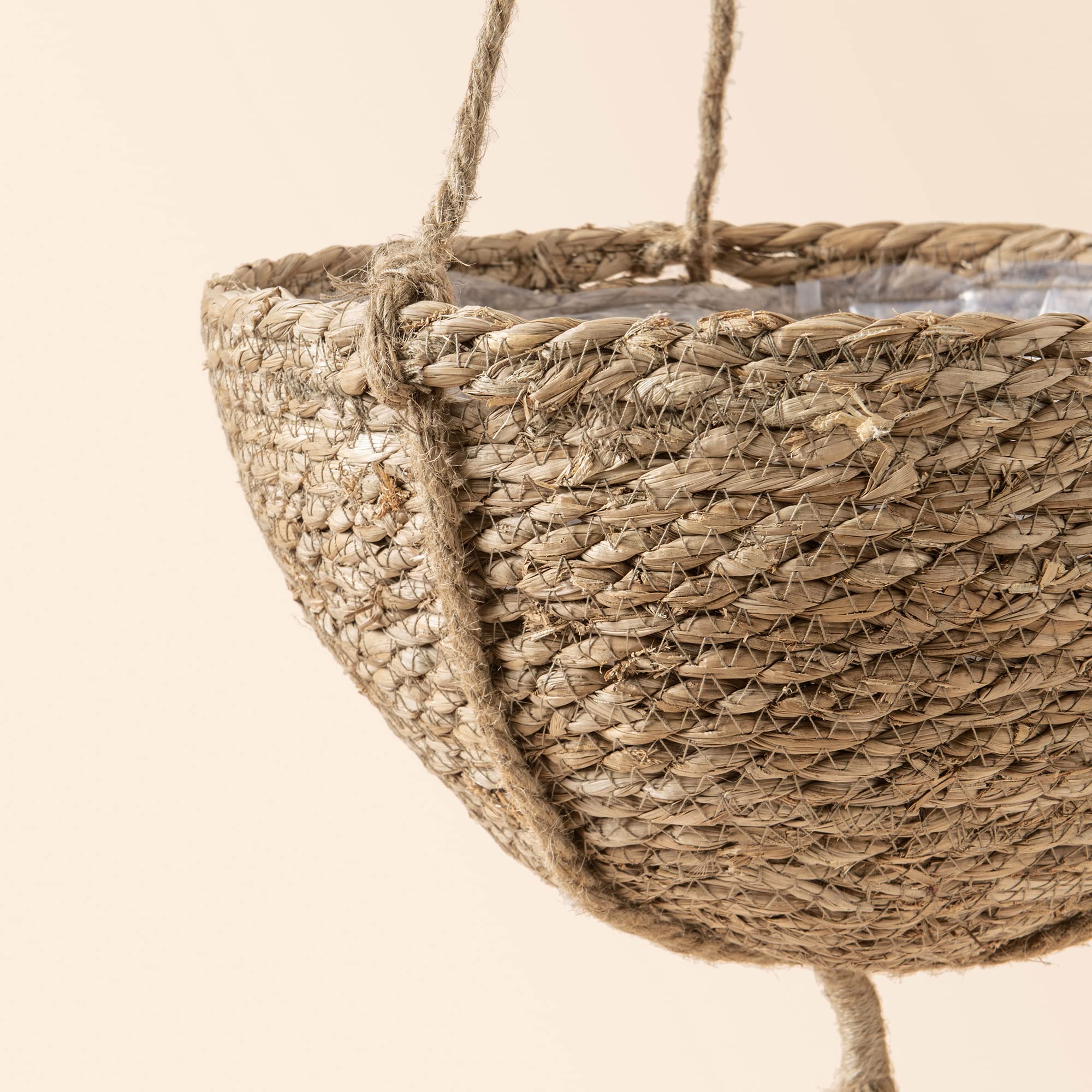 LA JOLIE MUSE hanging planter with pothos showcasing cascading greenery and visual impact