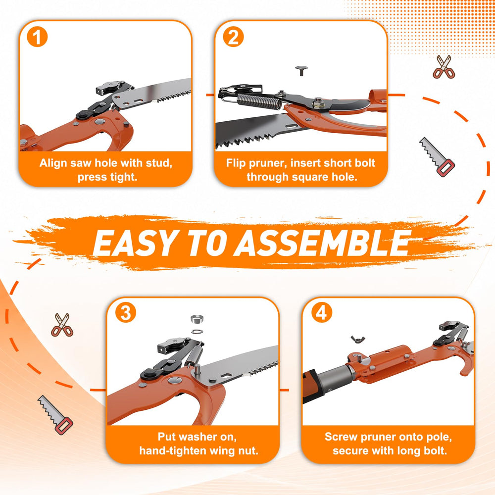 LAANPOLE textured non-slip handle giving secure comfortable grip benefit