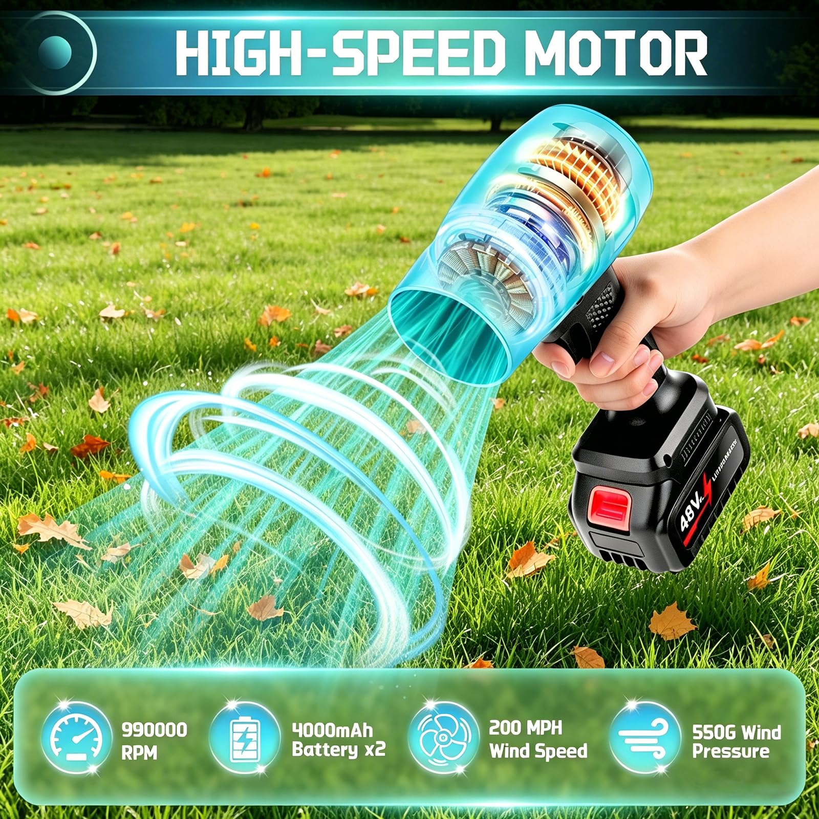 laapee nozzle close-up displaying air outlet design for focused clearing power