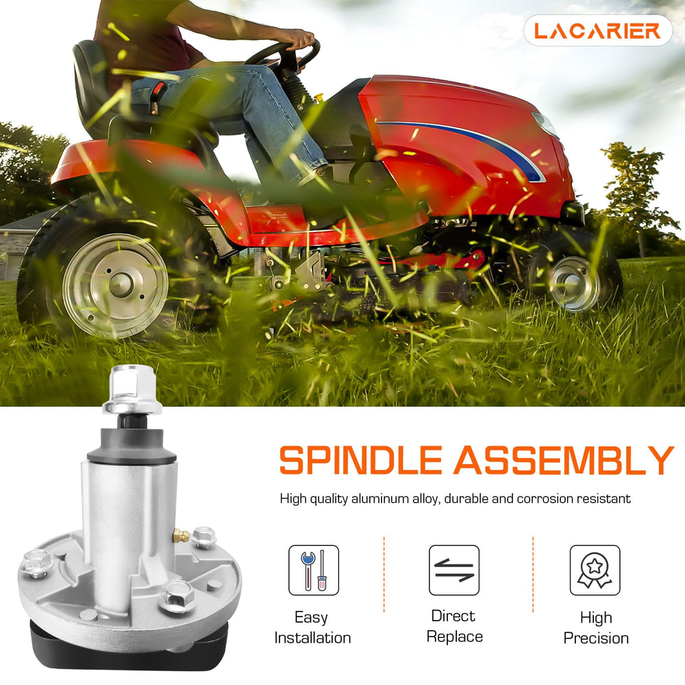 lacarier idler pulleys of different sizes for correct belt routing benefit