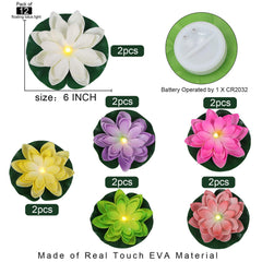 LACGO close-up of foam petal texture highlighting realistic appearance