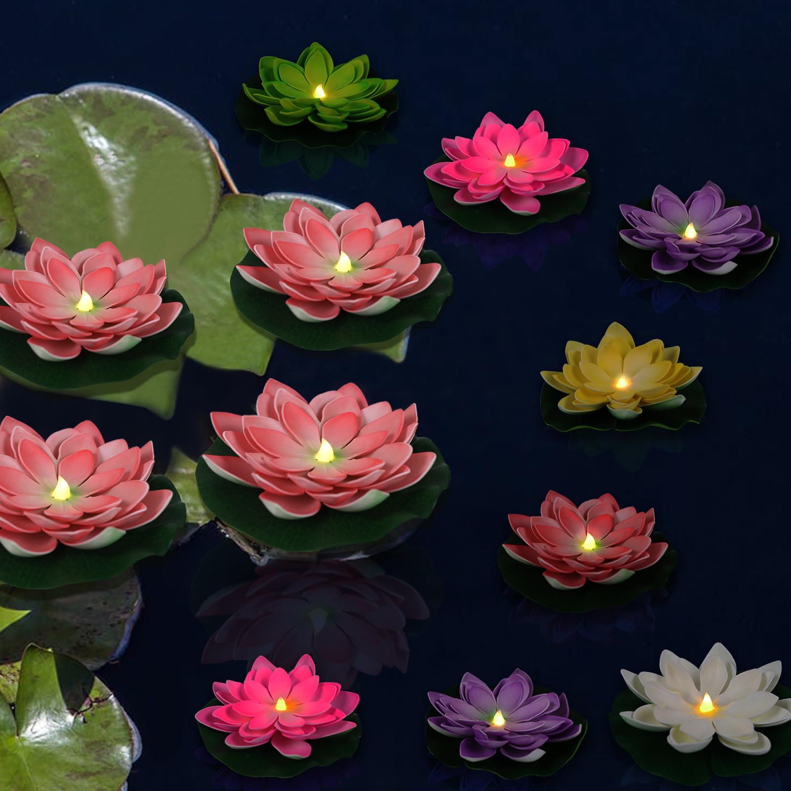 LACGO lotus cluster as table centerpiece enhancing event decor