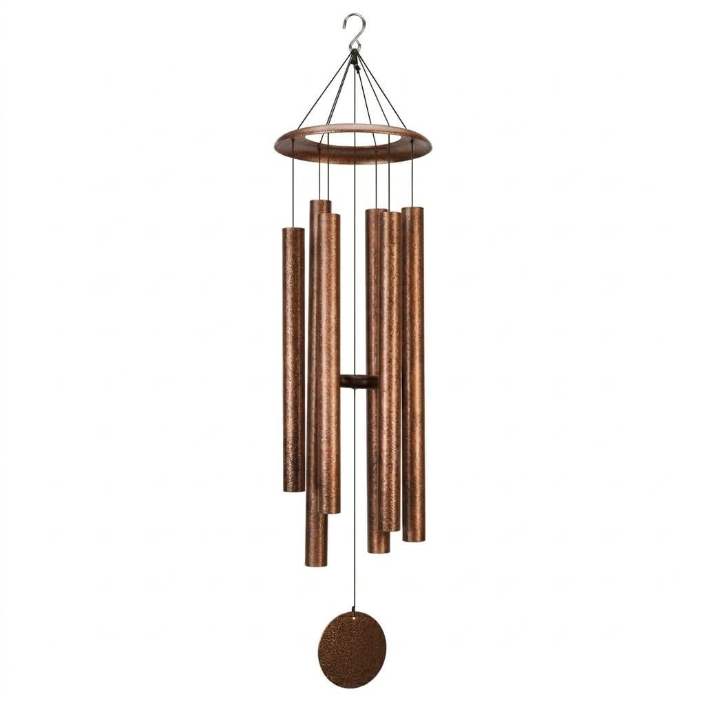 LACHIKA HOHIYA front view showing full 44-inch chime and elegant silhouette for ambiance