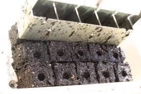 Gardener using Ladbrooke Mini 5 to press soil blocks illustrating simple one-step operation