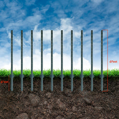 LADECH ground spike bottom detail for secure easy hammer installation