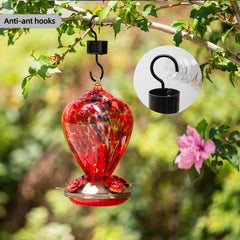 LaElvish Garden close-up of hand-blown glass texture highlighting durable vibrant finish