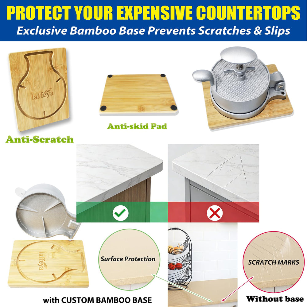 laffeya adjustable depth stop detail showing thickness control for consistent portions