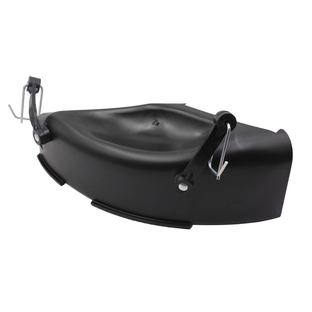 LAFORMO mulch cover front view showing fit for John Deere 42 inch deck, ensures secure sealing