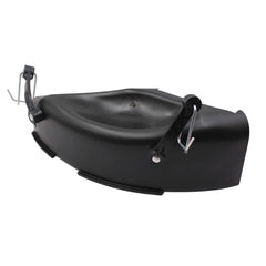 LAFORMO mulch cover front view showing fit for John Deere 42 inch deck, ensures secure sealing
