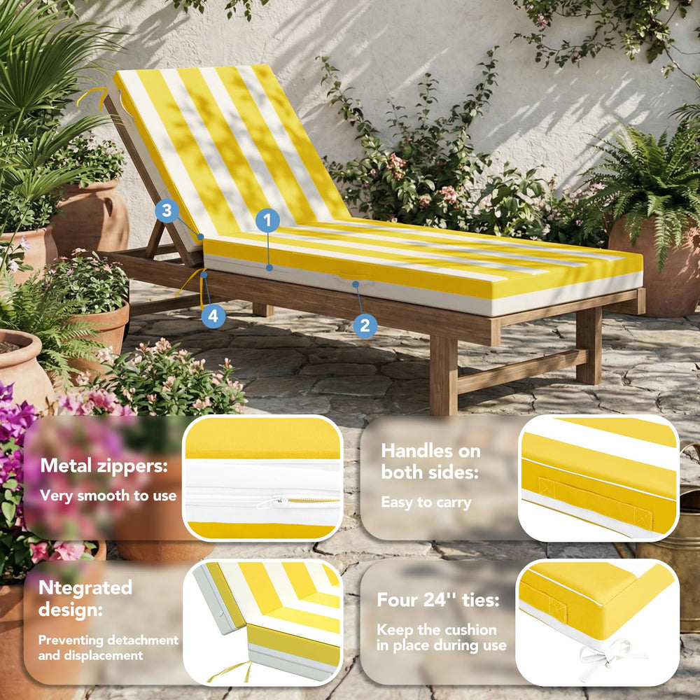 L'AGRATY cushions in use beside pool offering quick-drying comfort