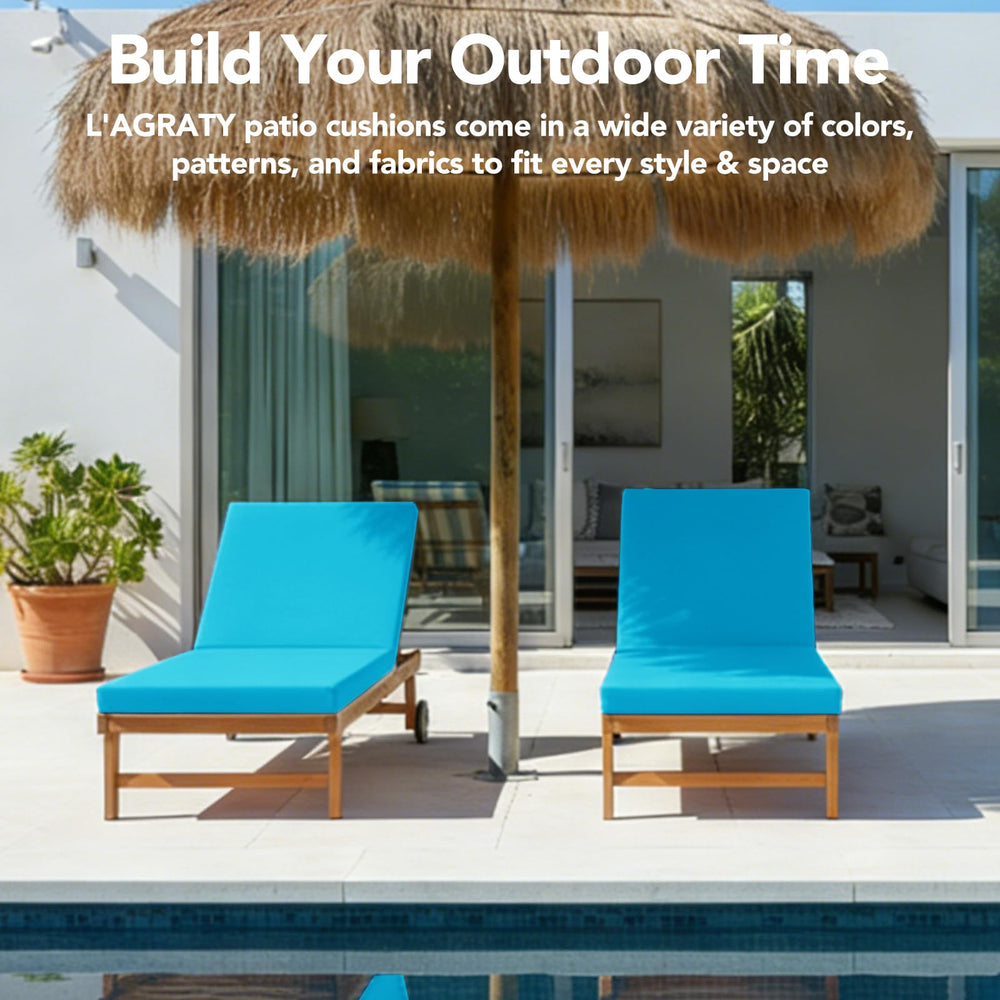 L'AGRATY lifestyle deck scene showing stylish outdoor relaxation