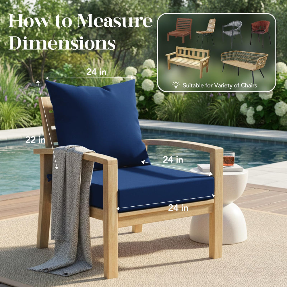 L'AGRATY attachment straps fastened to a patio chair for wind-resistant stability