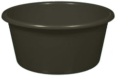 Laguna front view of tub showing size and tidy soil containment benefit