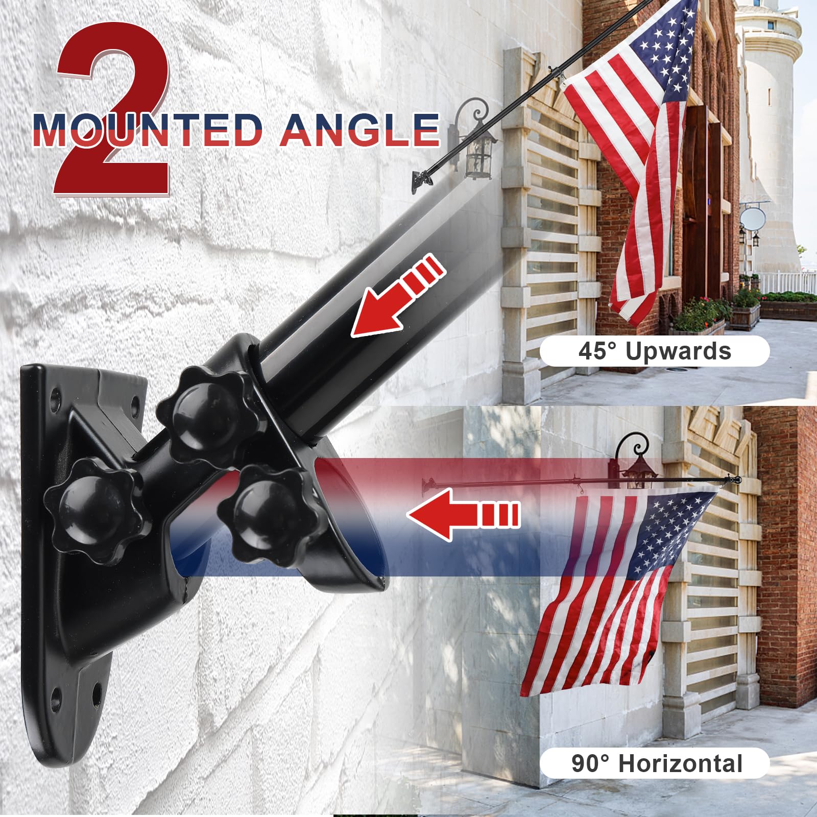 LAKEROD rounded-edge screws close detail for easy hand-tightening convenience