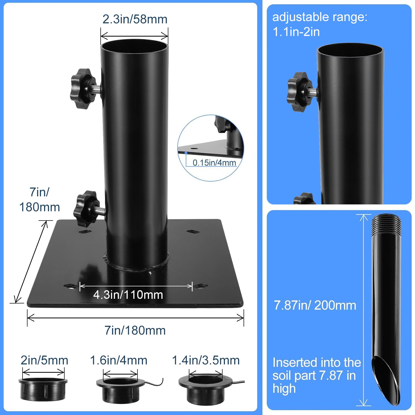 Lalafancy close-up weld and thickened steel tube showing durable construction advantage