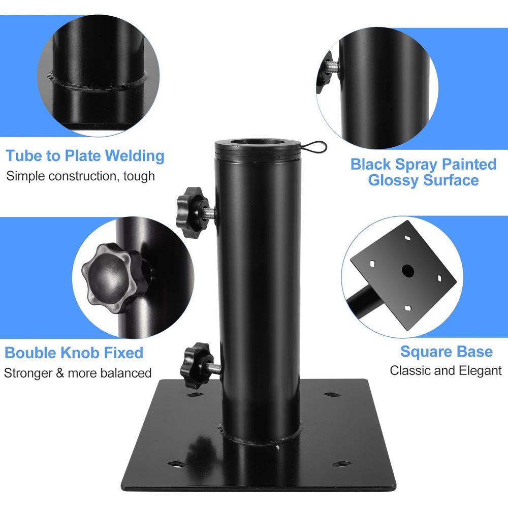 Lalafancy rotary knobs detail demonstrating secure clamping to prevent pole rotation
