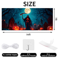 LALAFELL mounted banner with hooks and Velcro for secure outdoor hanging benefit