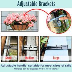 LáLáGreen adjustable metal bracket clamp demonstrating easy secure installation