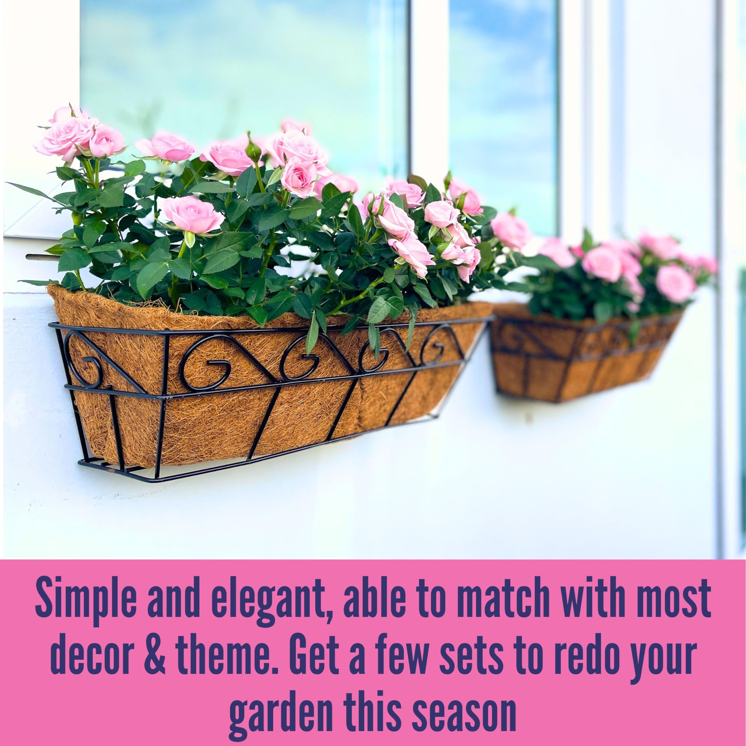 LáLáGreen with faux flowers creating year-round decorative option